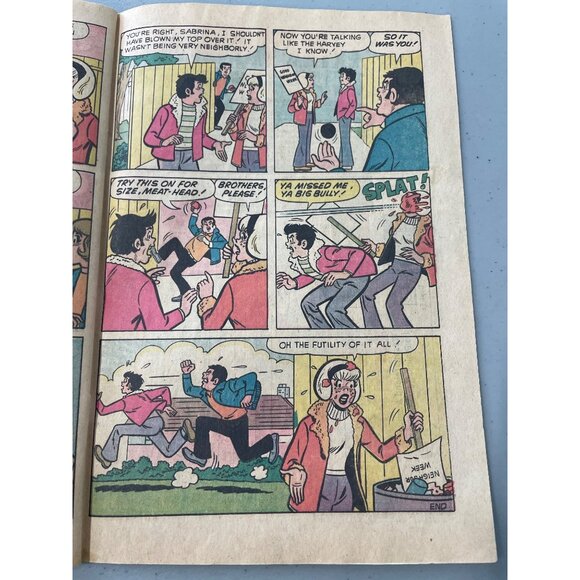 Archie Series Archies TV Laugh Out Comic Book #25 July 1974 Sabrina Teenage Witc - Picture 5 of 6